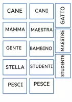 anteprima - Flashcard - Copia di Flashcards frase nome articolo verbo - Pagina 3