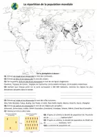 Aperçu - Fiches - Géographie - Les foyers de population dans le monde - Page de couverture