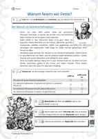 Vorschau - Arbeitsblätter - Warum feiern wir Feste? - Aristoteles - Deckblatt