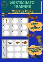 Vorschau - Fördermaterial/Inklusion - Wortschatztraining: Meerestiere - Deckblatt