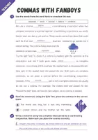 Vorschau - Arbeitsblätter - Commas with coordinating conjunctions (FANBOYS) - Grammar Worksheet - Seite 2