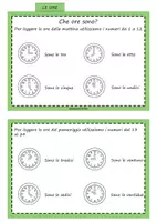 anteprima - Esercizi - L' orologio- Raccolta di materiali - Pagina 3