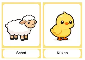 Vorschau - Bildkarten - Frühling - Bildkarten und Wortkarten - Seite 3