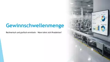 Vorschau - Stundenentwürfe - Gewinnschwellenmenge/Break-even-point - Seite 1