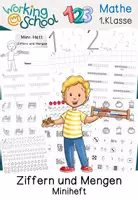 Vorschau - Arbeitsblätter - Ziffern & Mengen Mini-Heft Klasse 1 | Mathematik Grundschule - Deckblatt