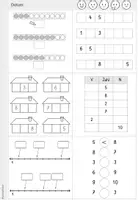 Vorschau - Arbeitsblätter - Mathe Klasse 1 Zahlenraum 10 | Arbeitsblätter | Rechentraining | Freiarbeit - Seite 3