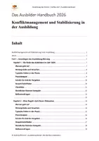 Vorschau - Lehrpläne/Lehrermaterial - Ausbildung klar führen, auch wenn es schwierig wird - Seite 1