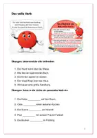 Vorschau - Arbeitsblätter - Arbeitsblätter und Zuordnungskarten zum Verb und Verbformen - Seite 2
