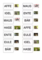 Vorschau - Arbeitsblätter - Materialpaket Tiere - Seite 1