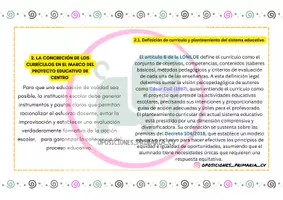 Vista previa - Otros - TEMA 2 LA CONCRECIÓN DE LOS CURRÍCULOS EN EL MARCO DEL PROYECTO EDUCATIVO DEL CENTRO - página 2