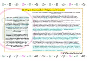 Vista previa - Otros - TEMA 2 LA CONCRECIÓN DE LOS CURRÍCULOS EN EL MARCO DEL PROYECTO EDUCATIVO DEL CENTRO - página 3