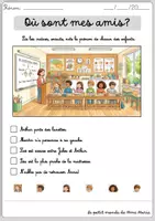Aperçu - Feuilles d'exercices - Exercices de logique (repérage spatial) - Page de couverture