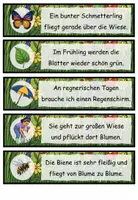 Vorschau - Arbeitsblätter - Laufdiktat " Schleichdiktat "Der Frühling" Dreifach differenziert - DaZ / DaF / Deutsch - Seite 3