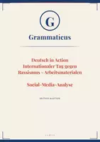 Vorschau - Unterrichtsreihen - Deutsch in Action - Social‑Media‑Analyse Hassrede erkennen, Algorithmen verstehen & Gegenrede formulieren - 5./6./7./8. Klasse / Schulstufe - Deckblatt