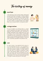 Vorschau - Arbeitsblätter - The History of Money: Reading (English) - Seite 1