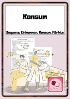 Vorschau - Stundenentwürfe - Konsum / Einkaufen / Konsumgüter / Konsumgesellschaft - Deckblatt