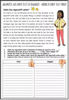 Vorschau - Arbeitsblätter - DEUTSCH - Gründe in einem Text finden/ Argumente aus einem Text extrahieren - Seite 3