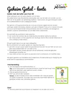 Voorbeeld - Lente - Geheim Getal - Cijferspel - Tafel van 9 en 10 - Pagina 2