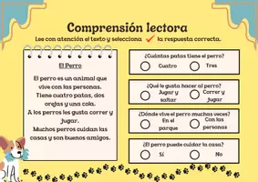 Vista previa - Refuerzo / NEE / Materiales de apoyo - Comprensión Lectora Primer Ciclo - página 1