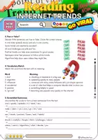 Vorschau - Arbeitsblätter - Reading Comprehension Internet Trends - Grade 8 - Seite 2