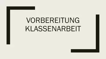 Vorschau - Arbeitsblätter - Vorbereitung Klassenarbeit- Geraden und Körper - Deckblatt