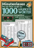 Vorschau - Arbeitsblätter - Lesetraining Klasse 3/4: Minutenlesen „1000 häufigste Wörter" - Deckblatt