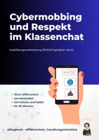 Vorschau - Stundenentwürfe - Cybermobbing und Respekt im Klassenchat - Deckblatt
