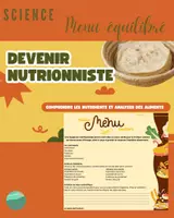 Aperçu - Feuilles d'exercices - Menu équilibré - Page de couverture