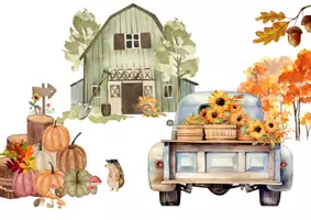 Vorschau - Bildkarten - Erzählkarten Kamishibai Herbst für Sprachförderung - Seite 2