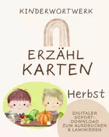 Vorschau - Bildkarten - Erzählkarten Kamishibai Herbst für Sprachförderung - Deckblatt