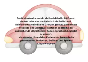 Vorschau - Fördermaterial/Inklusion - Erzählkarten Kamishibai Fahrzeuge für Sprachförderung - Seite 1