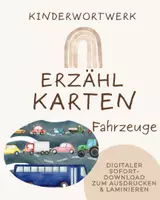 Vorschau - Fördermaterial/Inklusion - Erzählkarten Kamishibai Fahrzeuge für Sprachförderung - Deckblatt