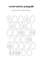 anteprima - Esercizi - Pasqua classe prima - Pagina di copertina