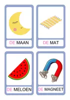 Voorbeeld - Mooie woordkaarten van de letter M - Pagina 3