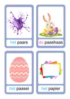 Voorbeeld - Leuke woordkaarten over de letter P - Voorblad