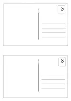 Vorschau - Mal- und Bastelvorlagen - Osterkarte, Ostergrüße (Postkarte zum Ausmalen) - Seite 3