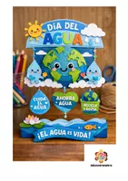 Vista previa - Hojas de trabajo - DÍA INTERNACIONAL DEL AGUA EJERCICIOS - Portada