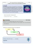 Vorschau - Arbeitsblätter - Vergleich von linearem und exponentiellem Wachstum oder Zerfall - Deckblatt