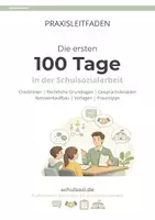 Vorschau - Merkblätter - STARTER-PAKET Schulsozialarbeit: Die ersten 100 Tage + Grundlagen-Konzept - Deckblatt