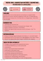 Vorschau - Spiele - Mathe-Spiel: Eigenschaften-Duell, Geometrie, in verschiedenen Schwierigkeitsstufen - Seite 1