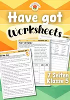 Vorschau - Arbeitsblätter - Have got | Englisch - Worksheets (Klasse 5) - Deckblatt