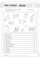 Vorschau - Arbeitsblätter - Mini-Lesespur: Ostern - Klasse 1/2 (differenziertes Leseverständnis) - Seite 3