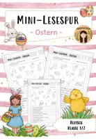 Vorschau - Arbeitsblätter - Mini-Lesespur: Ostern - Klasse 1/2 (differenziertes Leseverständnis) - Deckblatt