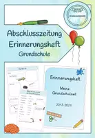 Vorschau - Arbeitsblätter - Abschlusszeitung/Erinnerungsheft Grundschulzeit - Deckblatt