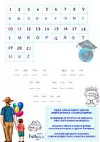 anteprima - Materiale di supporto/inclusione - Festa del papà -Attività matematica - Pagina di copertina
