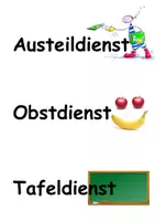 Vorschau - Poster - Klassendienste für das Klassenzimmer (Visualisierung) C - Deckblatt
