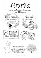 anteprima - Clipart / Immagini originali - APRILE MESE SPASSOCARTAFORBICE - Pagina 1