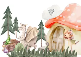 Vorschau - Fördermaterial/Inklusion - Erzählkarten Kamishibai Zauberwald, Magie & Fantasie für Sprachförderung - Seite 3