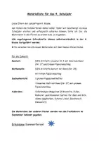 Vorschau - Arbeitsblätter - Schuljahresbeginn (Materialliste, Wunschliste, Stundenplan, Interessenabfrage) - Deckblatt