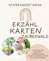 Vorschau - Fördermaterial/Inklusion - Erzählkarten Kamishibai Zauberwald, Magie & Fantasie für Sprachförderung - Deckblatt